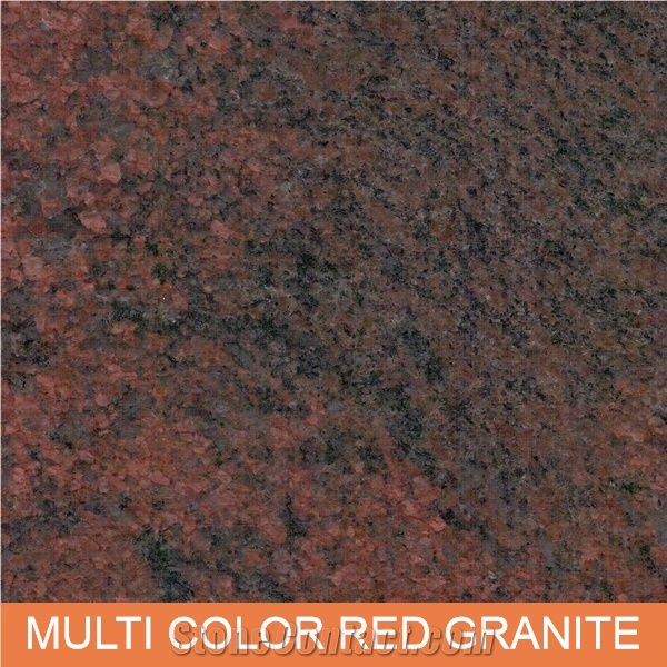 Red Multi Color Granite
