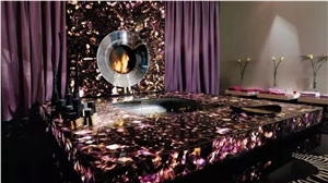 Amethyst Semiprecious Stone Panels