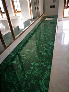 Malachite Green Semiprecious Stone Slabs