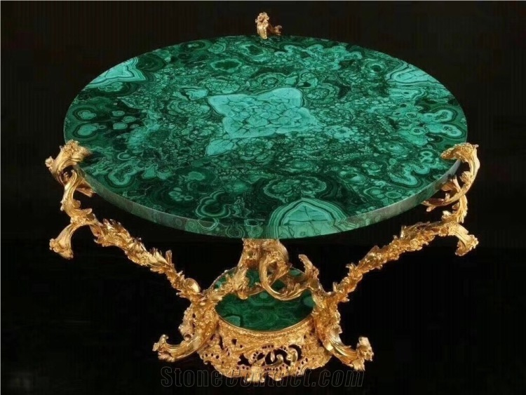 Malachite Green Semiprecious Stone Slabs