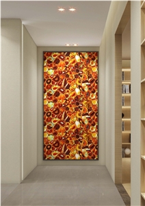 Red Agate Semiprecious Stone Slabs