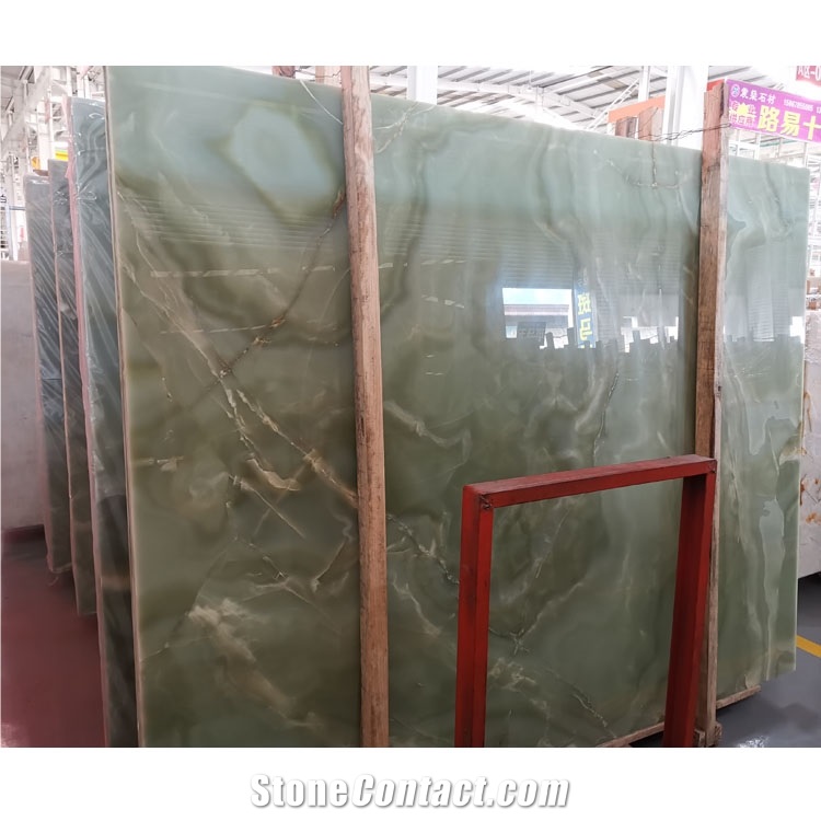 Green Onyx for Background Decoration