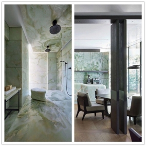 Green Onyx for Background Decoration