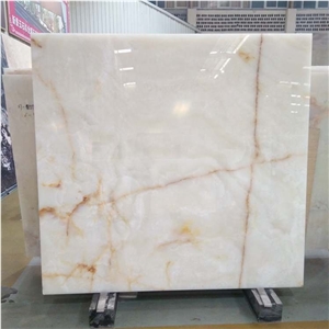 White Onyx with Gold Veins Tiles Price