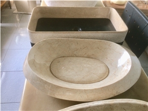 Stone Sink,Wash Basin, Marble Vessel Sinks, Vessel Basins