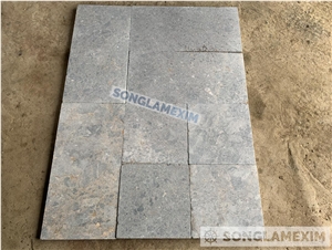 Frogskin Marble Sanded - Antiqued Tumbled Paver Frogskin Marble Sanded - Antiqued Tumbled Paver