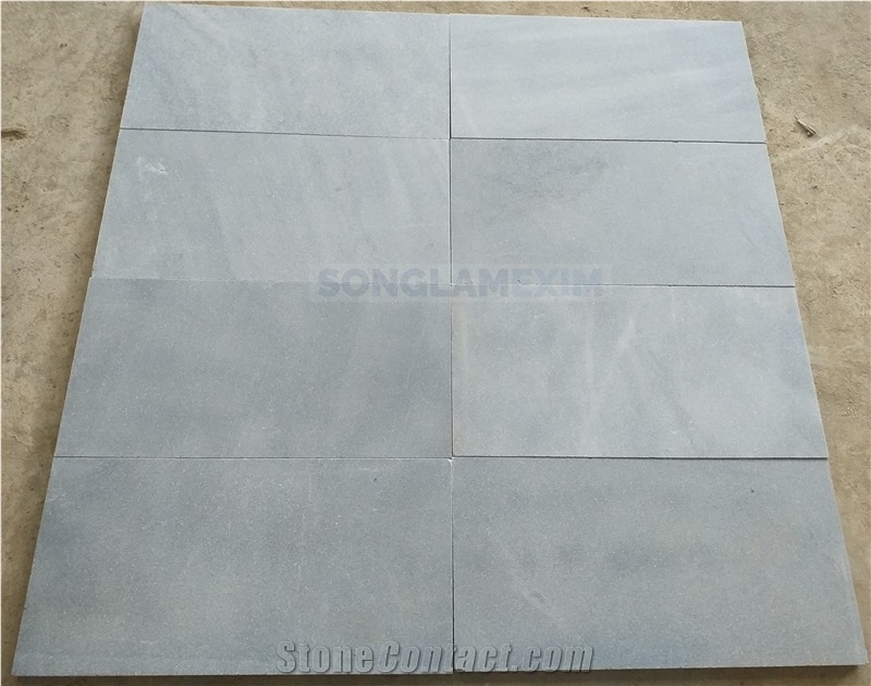 Sapphire Blue Marble Honed - Sandblasted Paving Tiles