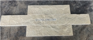 Yellow Marble Split Face Cladding Stone
