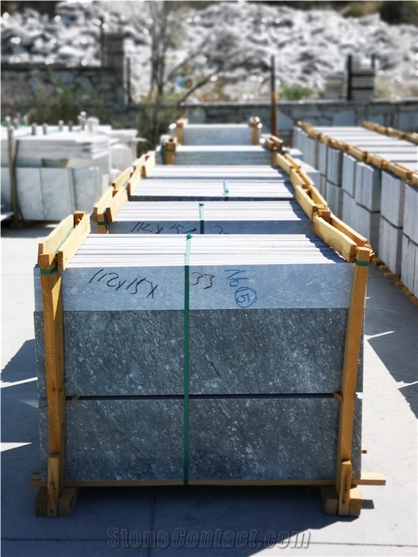 Aegean Silver Marble Slabs, Tiles