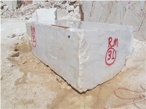 Mugla White Marble Block, Turkey White Marble