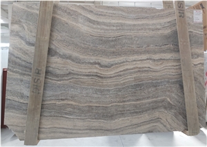 Silver Travertine Slabs, Afyon Silver Travertine Silver Travertine Slabs, Afyon Silver Travertine