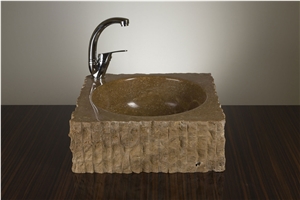 Travertine Sinks, Vessel Wash Basins
