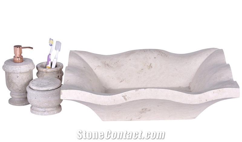 Travertine Sinks, Vessel Wash Basins