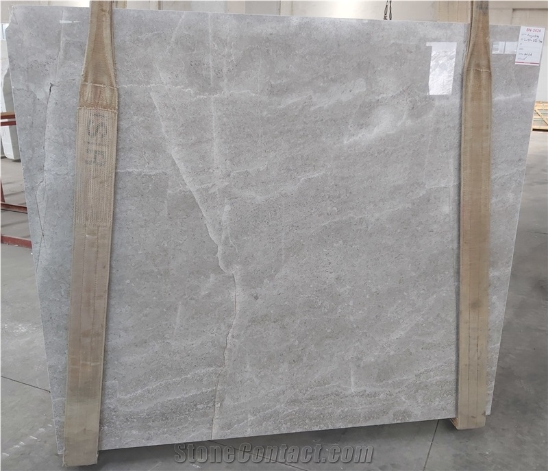 Tundra Grey Marble Slabs, Turkish Grey Marble