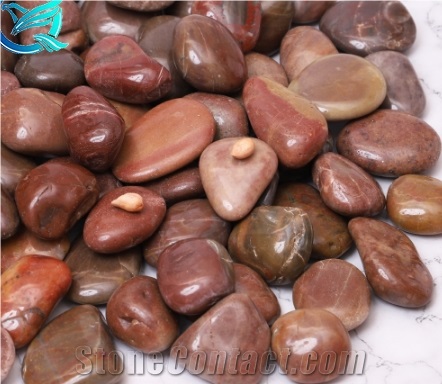 White Pebble Stone Landscaping Stones