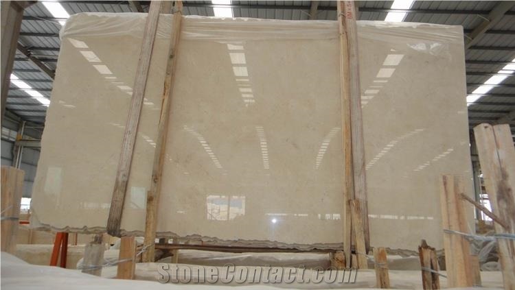 Iran Beige New Crema Marfil Marble Slabs Tiles