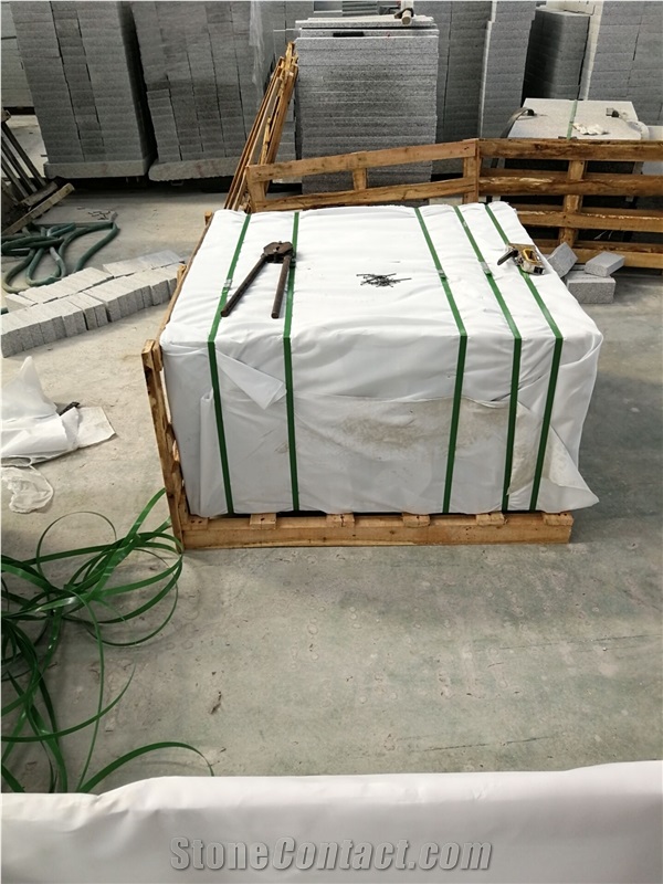 China Bianco Crystal Grey Granite Paver Stone