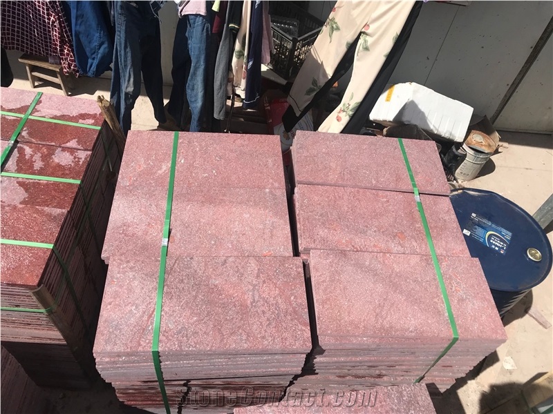 China Fujian Red Porphyry Tiles/G666 Granite