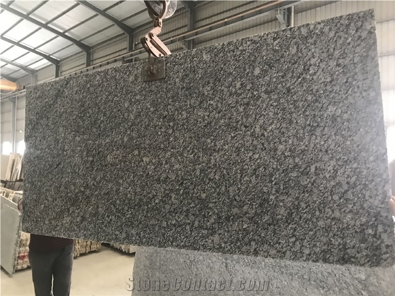 China G377 Seawave Spray White Granite Polished Slabs