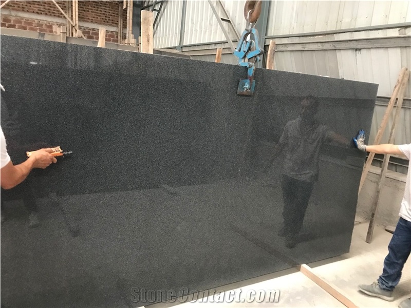 China Impala Black Changtai G654 Granite Slabs