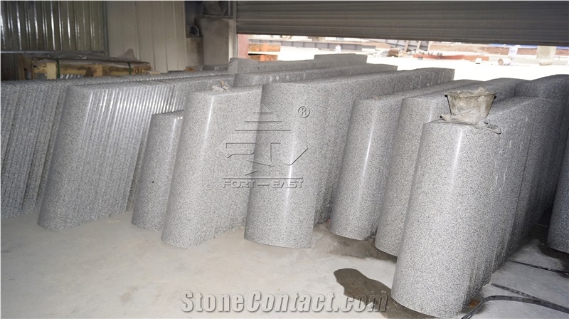 China New Bianco Sardo Grey Granite Column