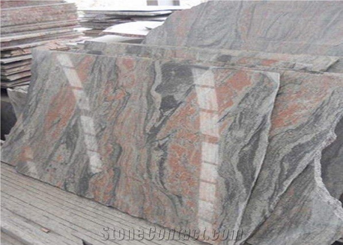 China Red Symphony Multicolor Red Granite Slabs