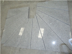 China Sardinia G603 Grey Granite Rounded Stairs