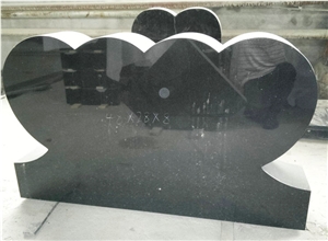 Customized Tombstone Shanxi Black Granite