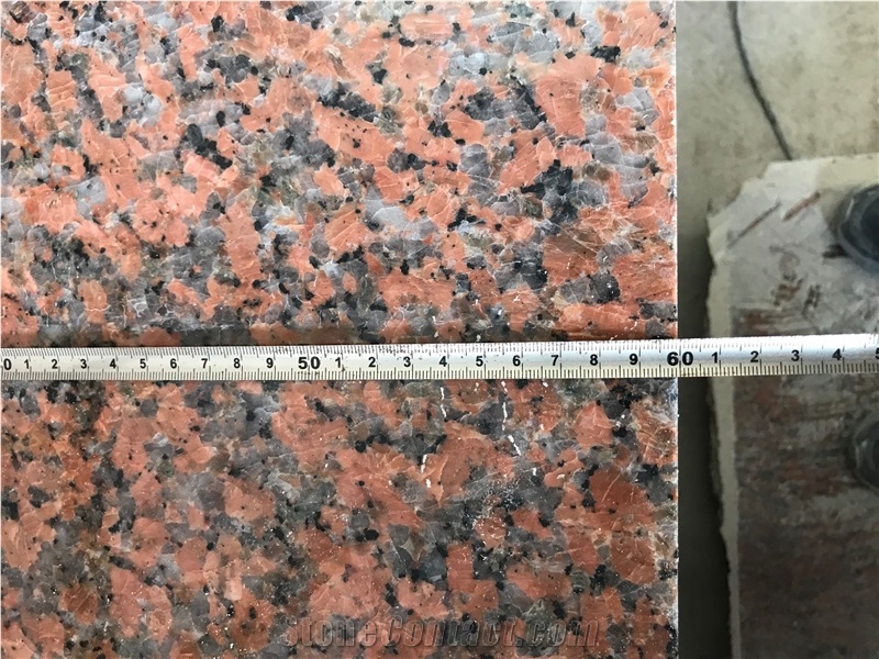 G562 Maple Red Granite Polished Flooring Tiles