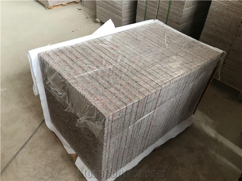 G562 Maple Red Granite Polished Flooring Tiles