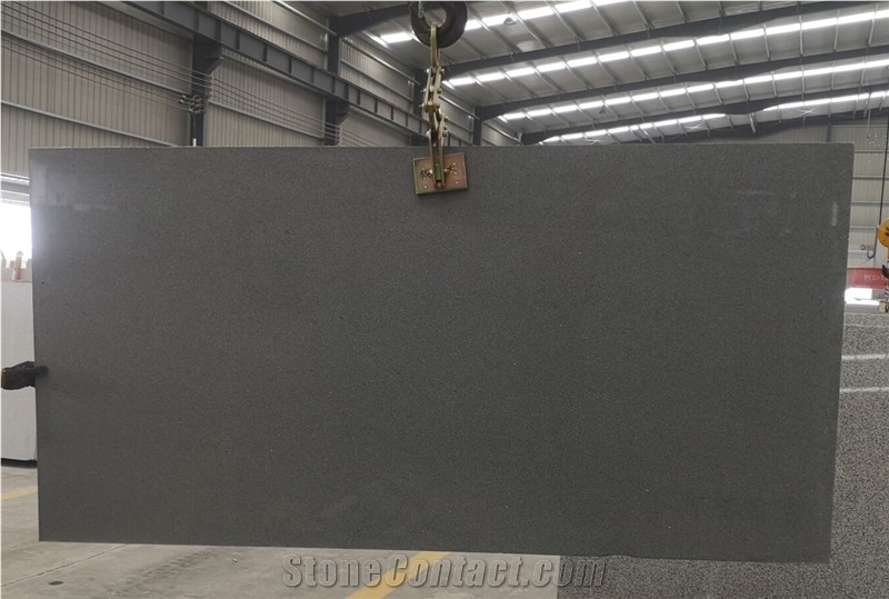 G633 Sesame White, China Light Gray Granite Slabs