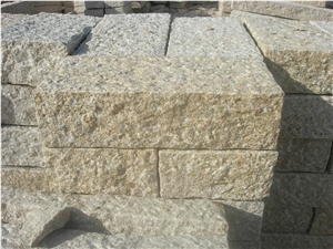 G682 Golden Yellow Garnet Granite Flamed Kerbstone G682 Golden Yellow Garnet Granite Flamed Kerbstone