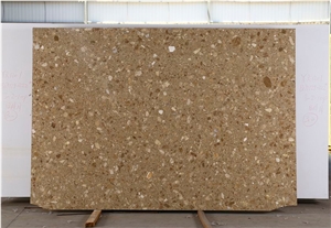 Mediterranean Brown Artificial Marble Slabs