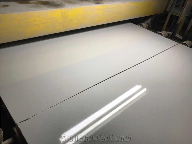 Micro Carrara White Artificial Marble Slabs