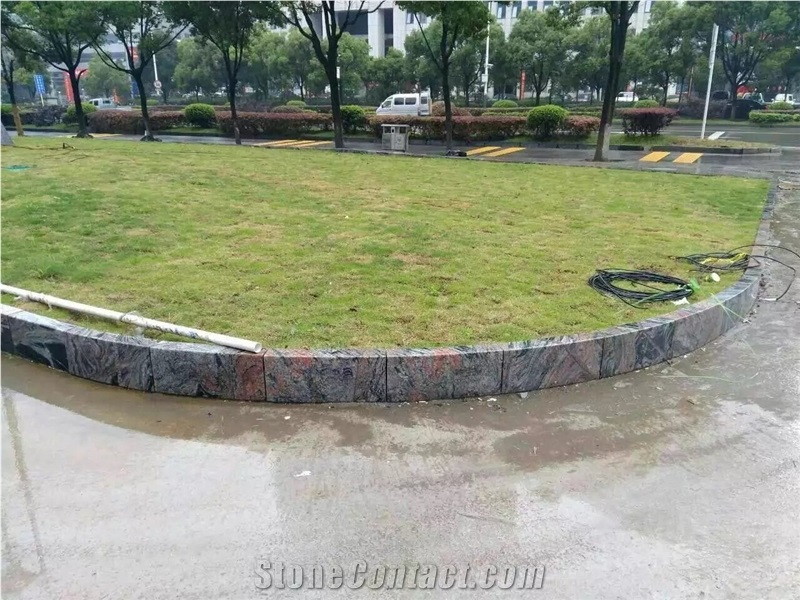Multi-Color Granite Kerbstones