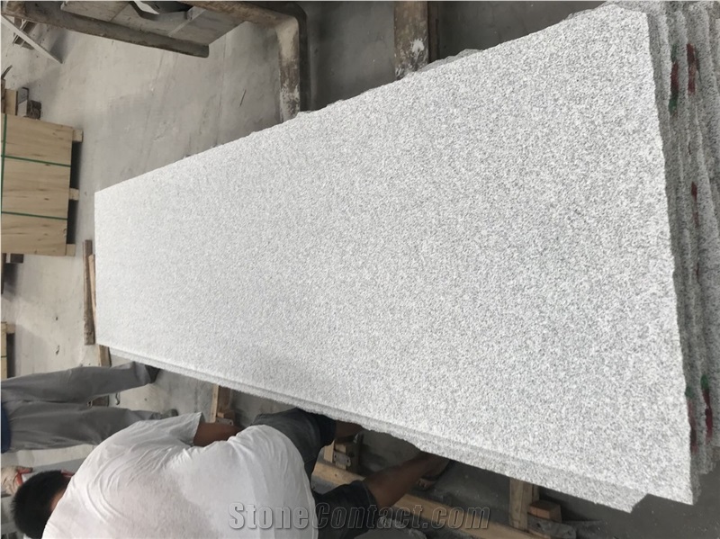 New G603 Slab Flamed Grey Slab, China Grey Granite
