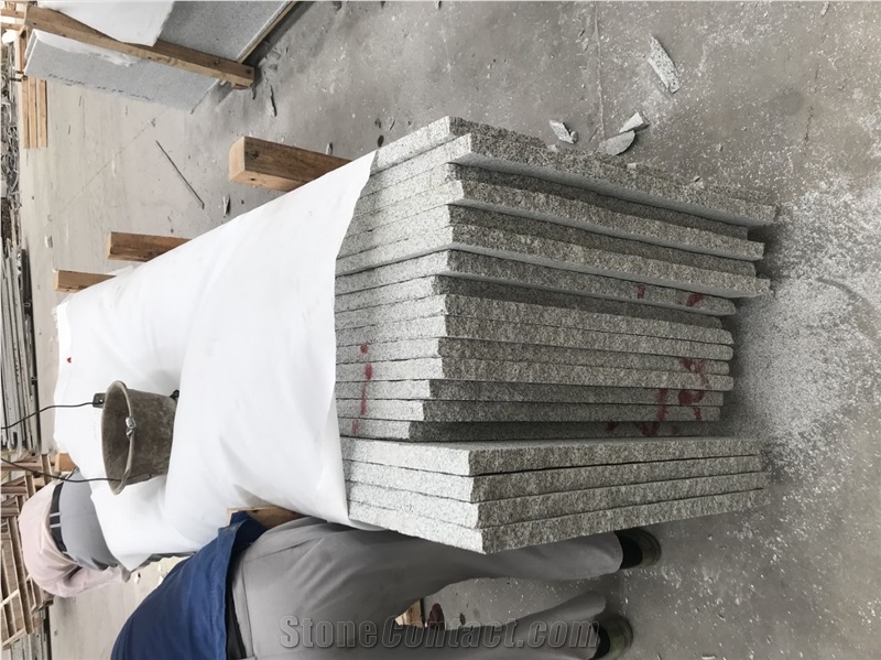 New G603 Slab Flamed Grey Slab, China Grey Granite