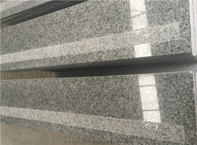 Grey G602/ New Bianco Sardo Polished Treads & Steps