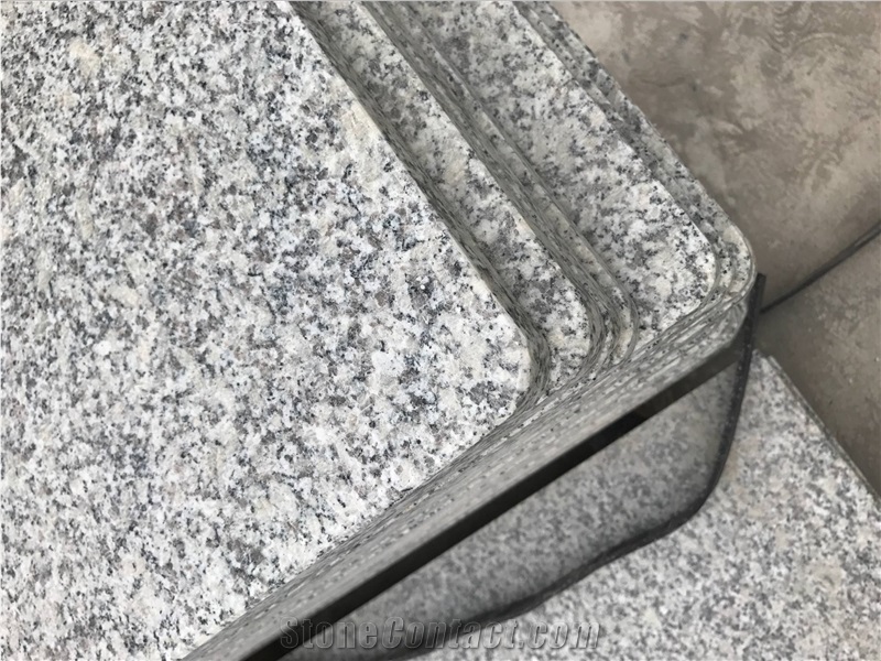 Grey G602/ New Bianco Sardo Polished Treads & Steps