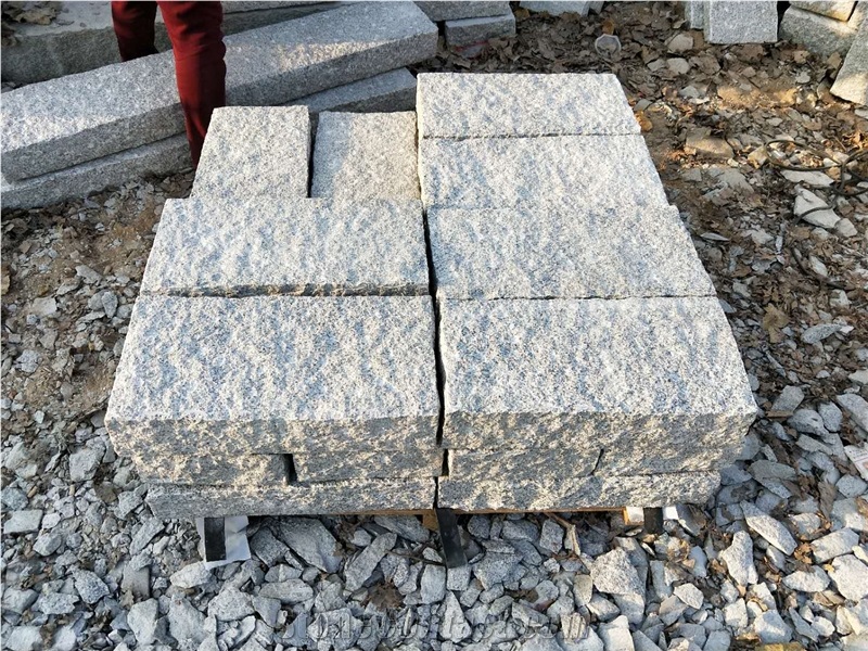 Pineappled New G603 Grey Granite Kerbstone