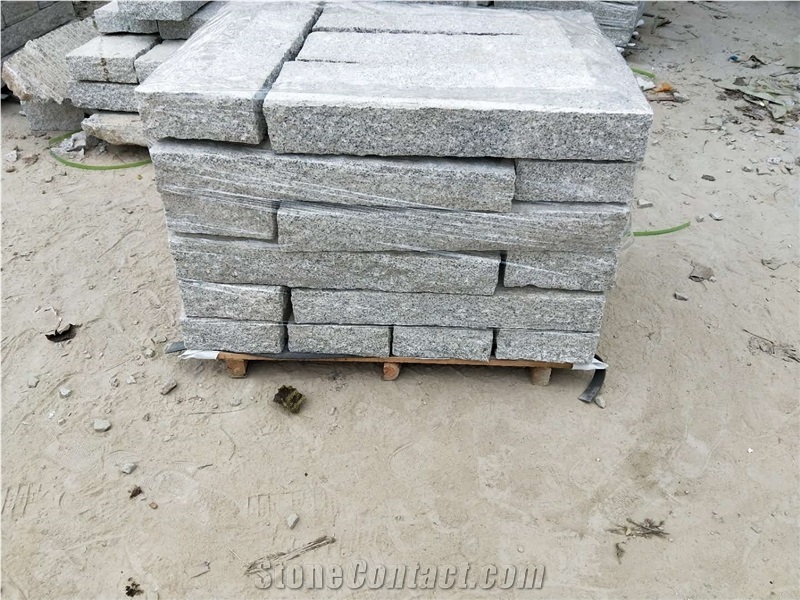 Pineappled New G603 Grey Granite Kerbstone