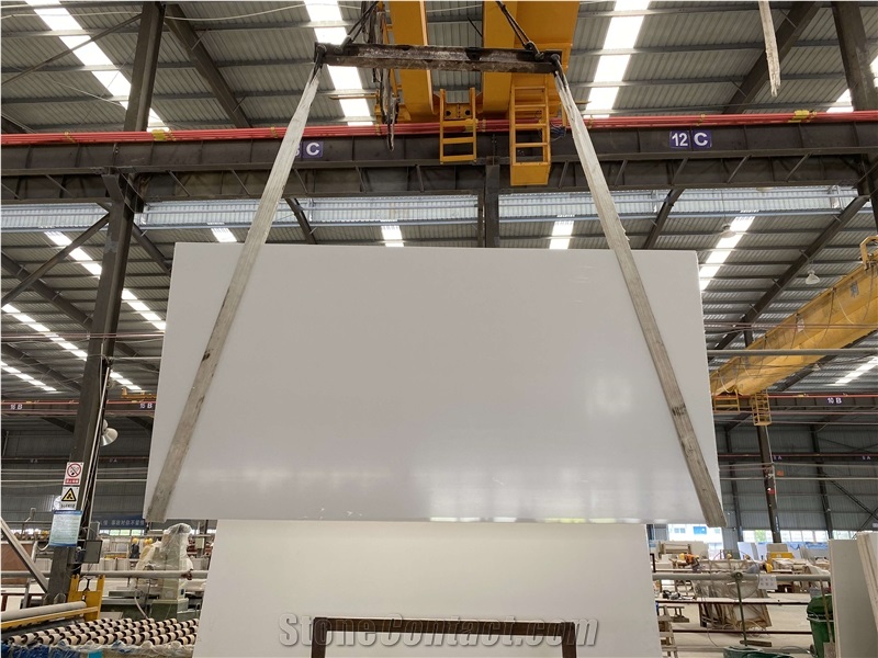 Premium White Artificial Marble Slabs, Quartz Slabs