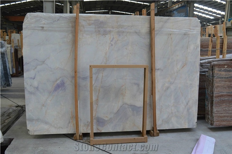 Purple White Marble Slabs&Tiles