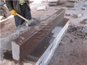 Red Porphyry Kerbs
