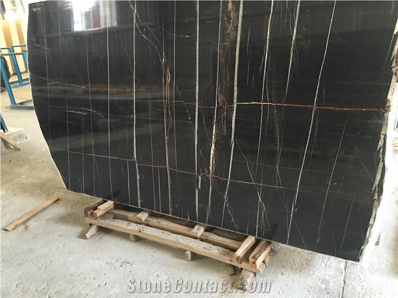 Tunisia Noir Serpents Marble Slabs &Tiles