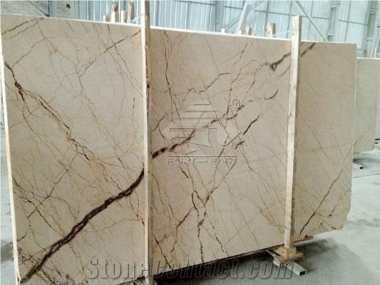 Turkey Menes Gold Beige Marble Slabs & Tiles