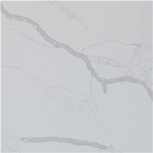Vietnam Calacatta Lune B White Quartz Slabs