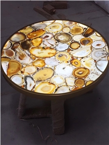 Agate Round Coffee Tables Furniture