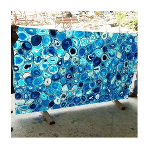 Gemstone Agate Amethyst Stone Translucent Slab