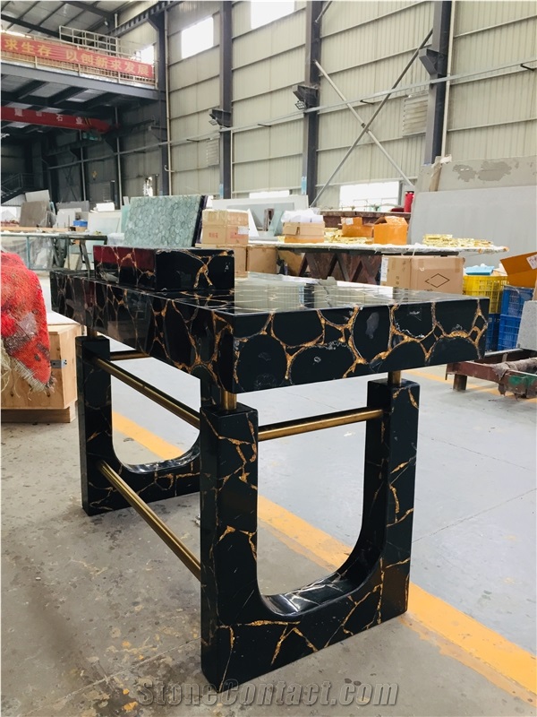 High Quality Luxury Backlit Agate Furniture